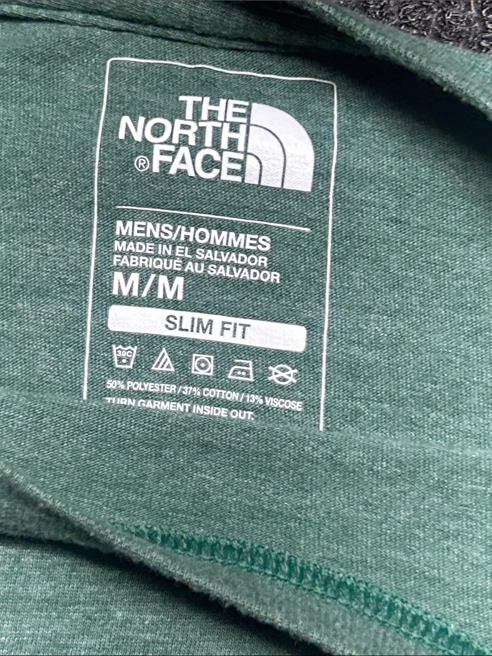 The North Face Men's Mint Green Graphic Short Sleeve Tee - 'Doin' it Outside'